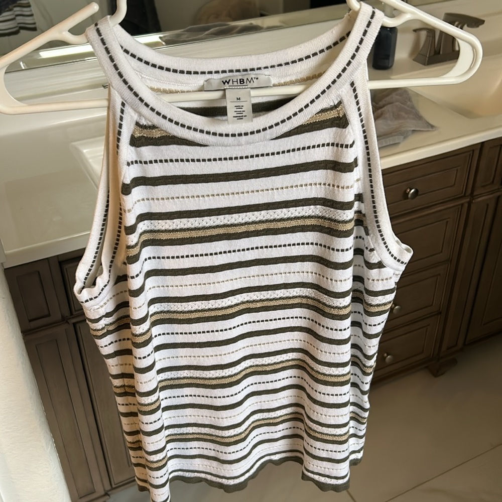WHBM sweater tank size medium